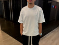 TRICOU ALB WHITE BASIC  TEE
