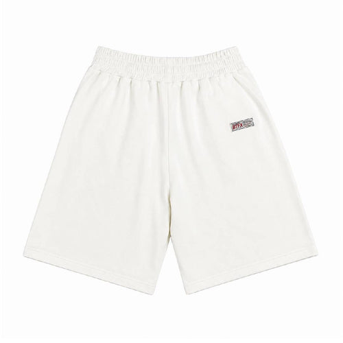 WHITE BASIC SHORTS