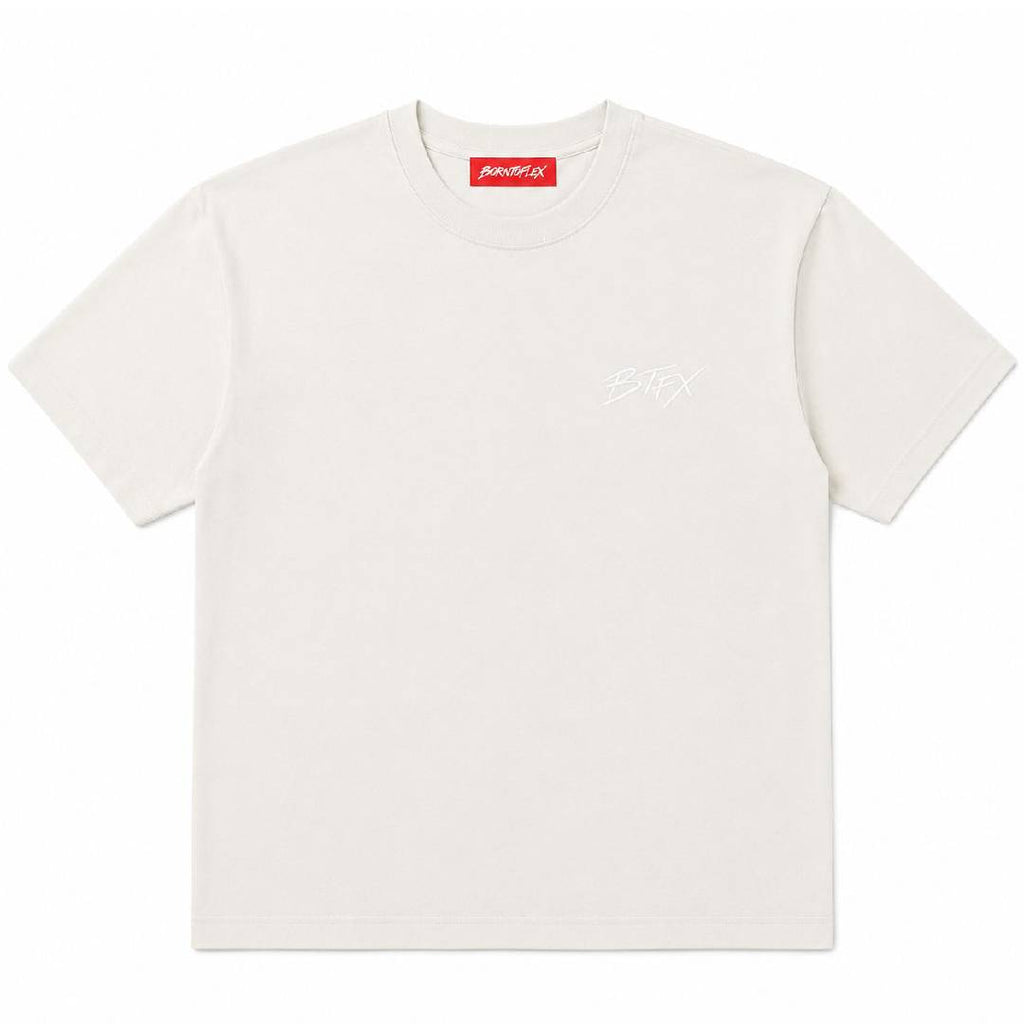 WHITE BASIC TEE