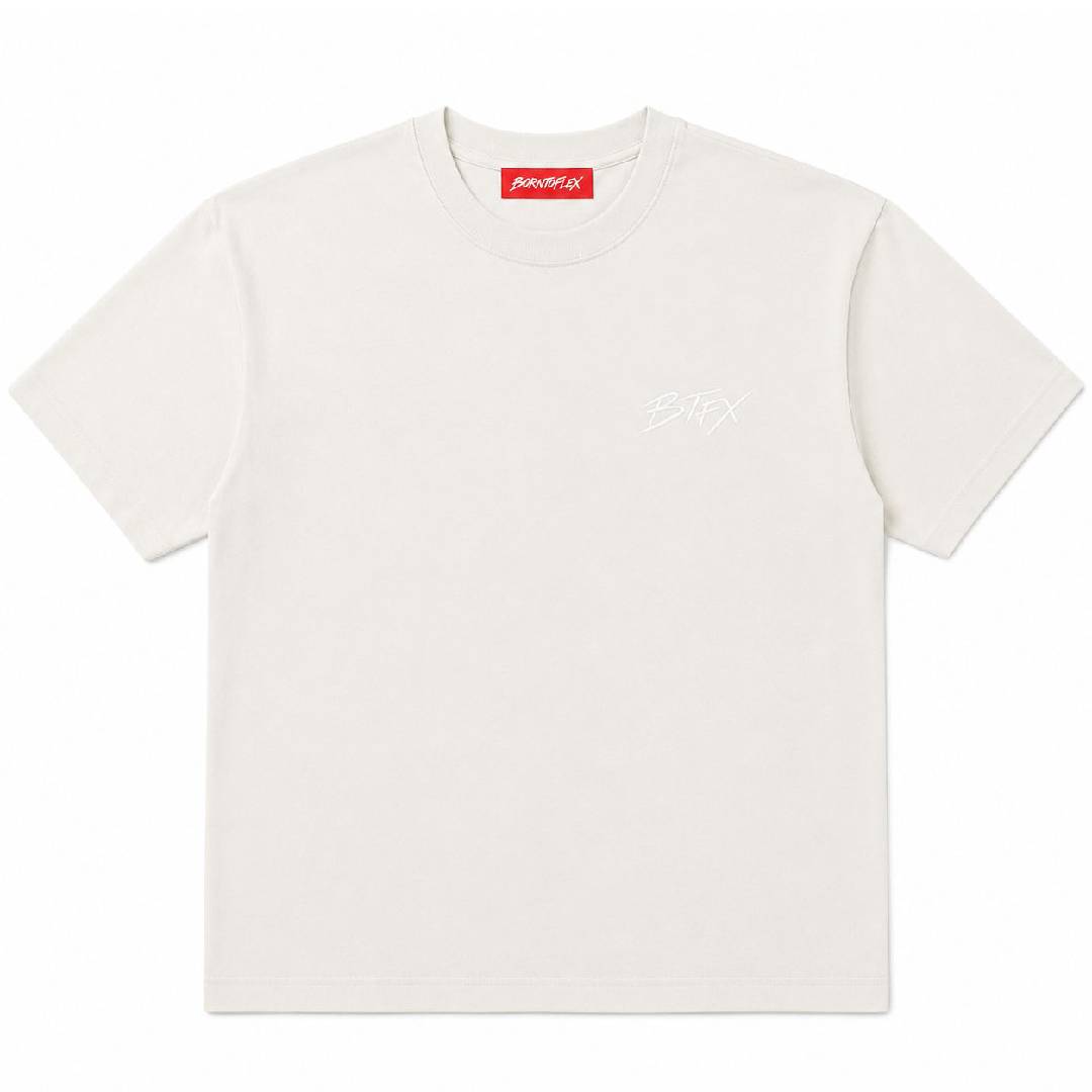 WHITE BASIC TEE