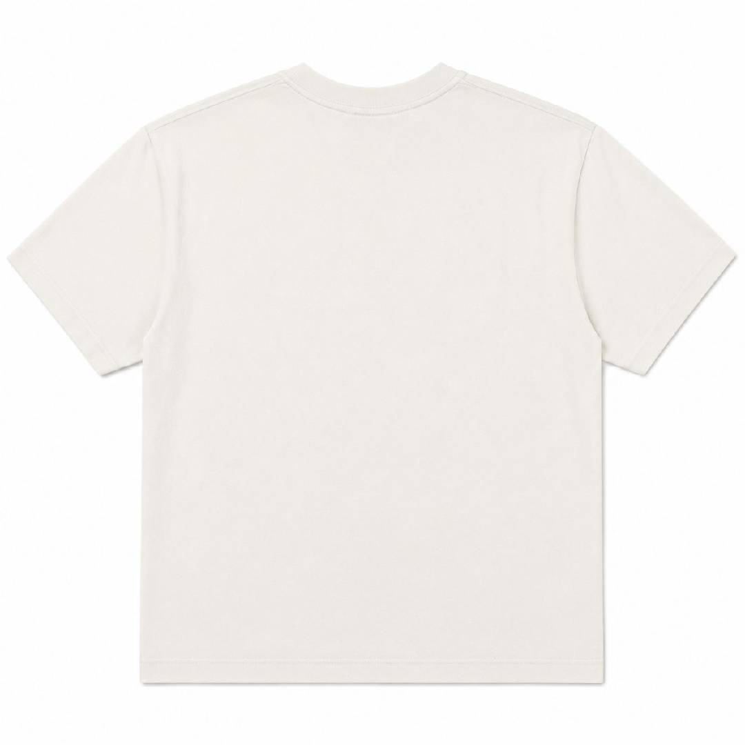 WHITE BASIC TEE