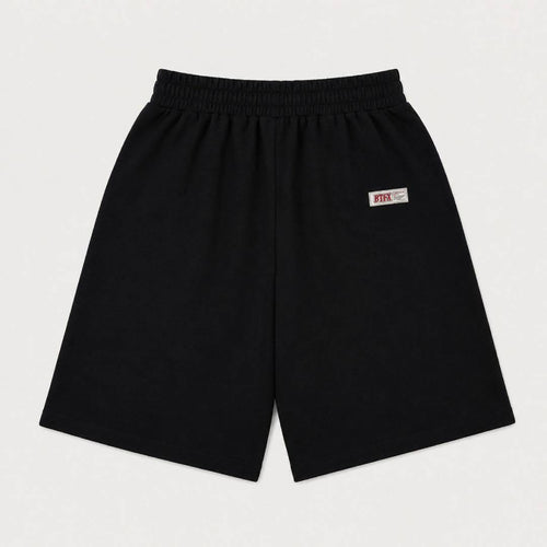 BLACK BASIC SHORTS